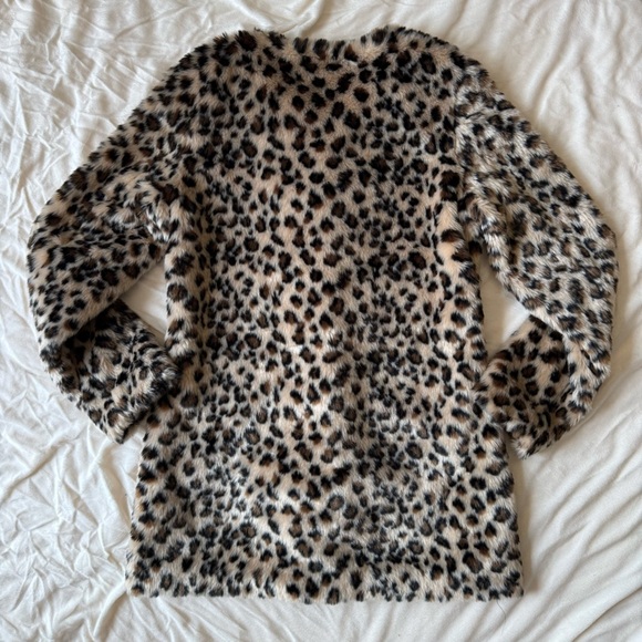 Vintage Style Leopard Faux Fur Jacket - Picture 6 of 6